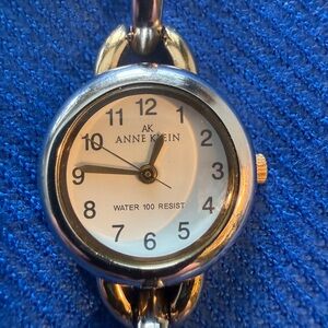 Vintage Anne Klein Two-Tone Classic Bracelet Watch for Small Wrist